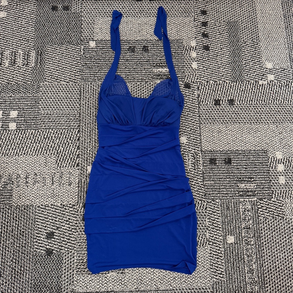 Valerie Bertinelli Royal Blue Dress